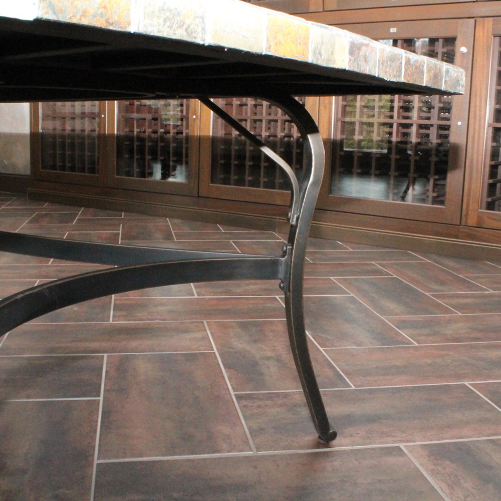 Slate Top Patio Table