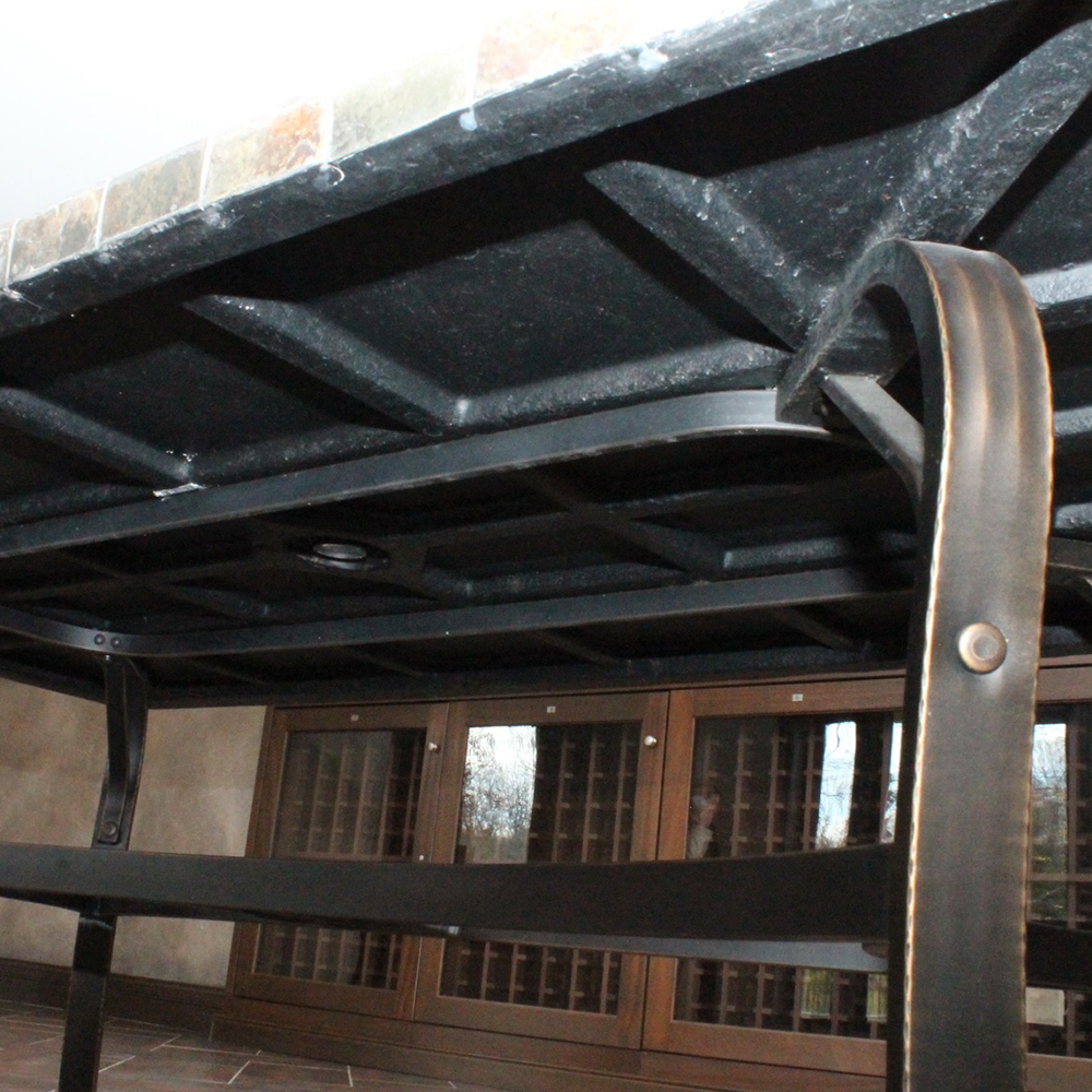 Slate Top Patio Table