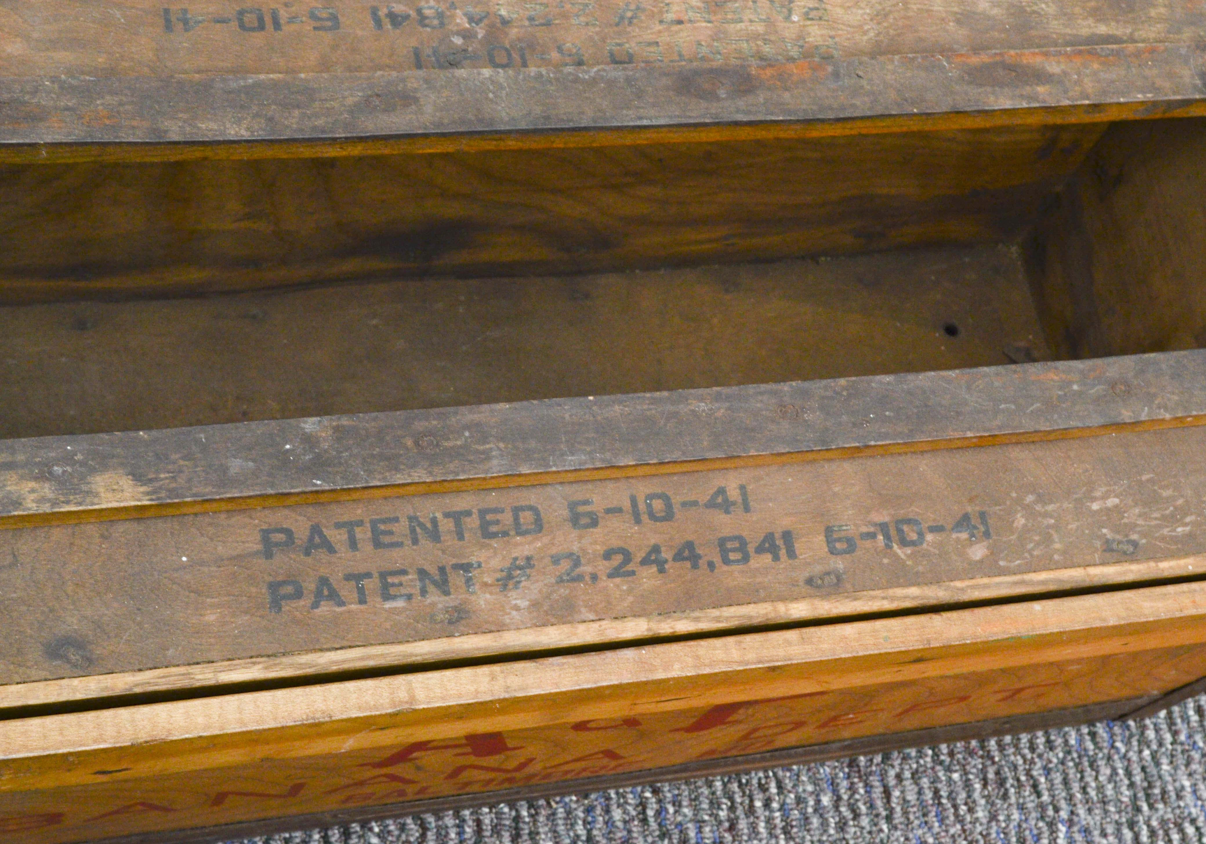 Vintage A & P Banana Department Wood Crate