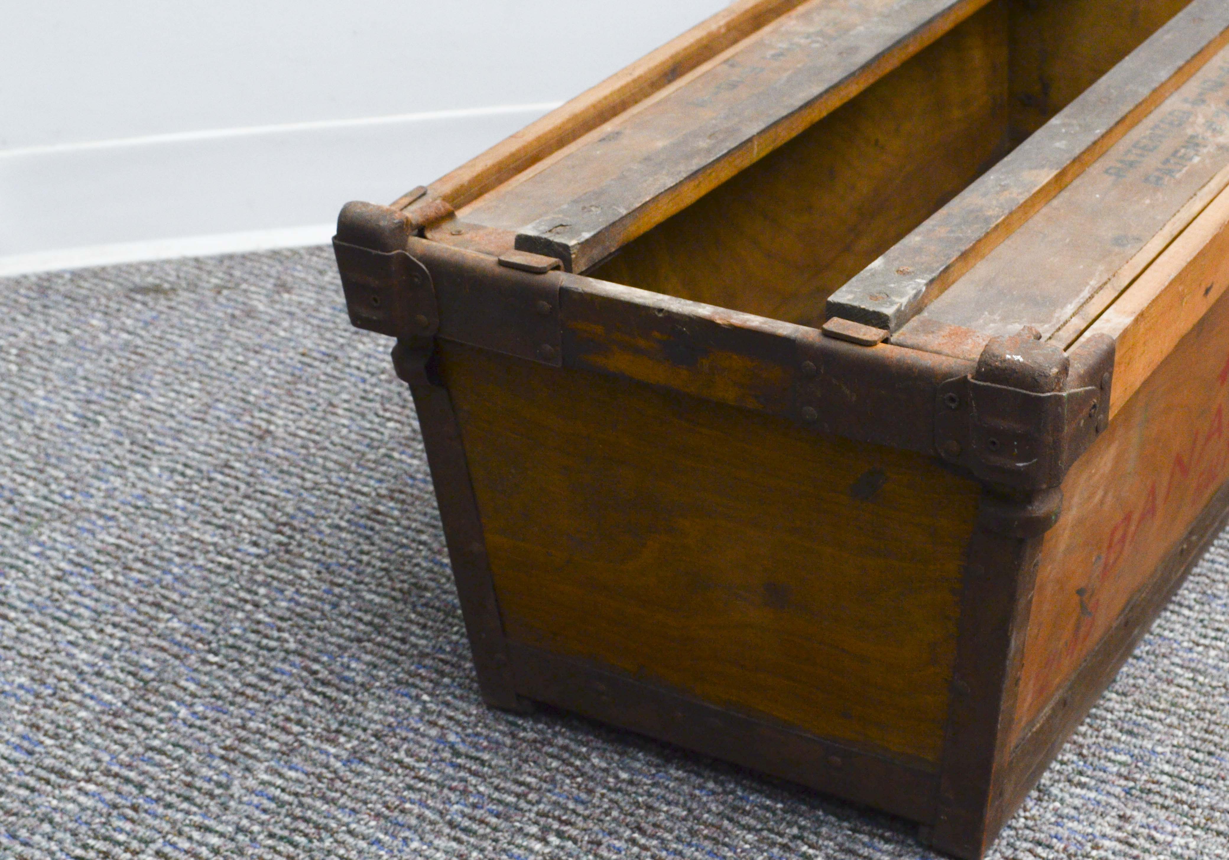 Vintage A & P Banana Department Wood Crate