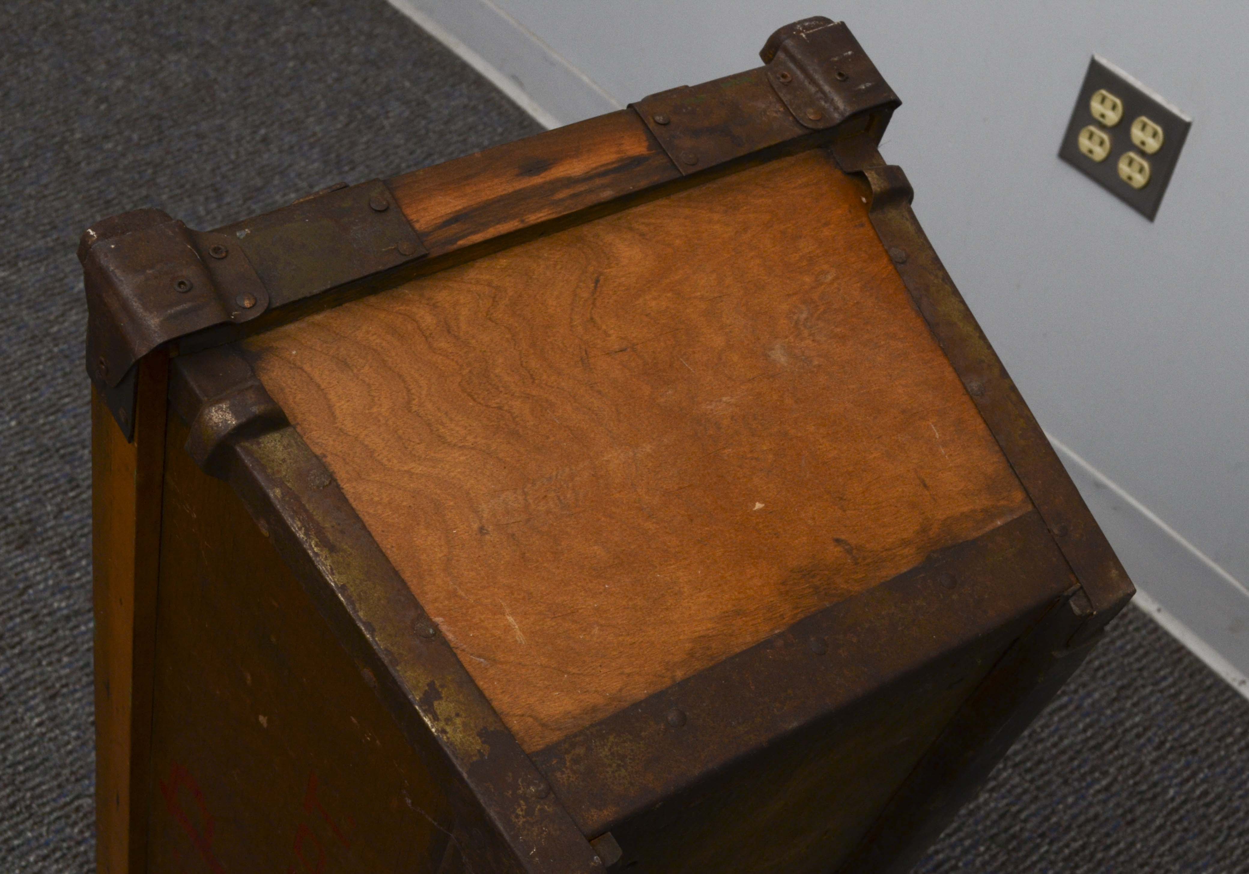 Vintage A & P Banana Department Wood Crate