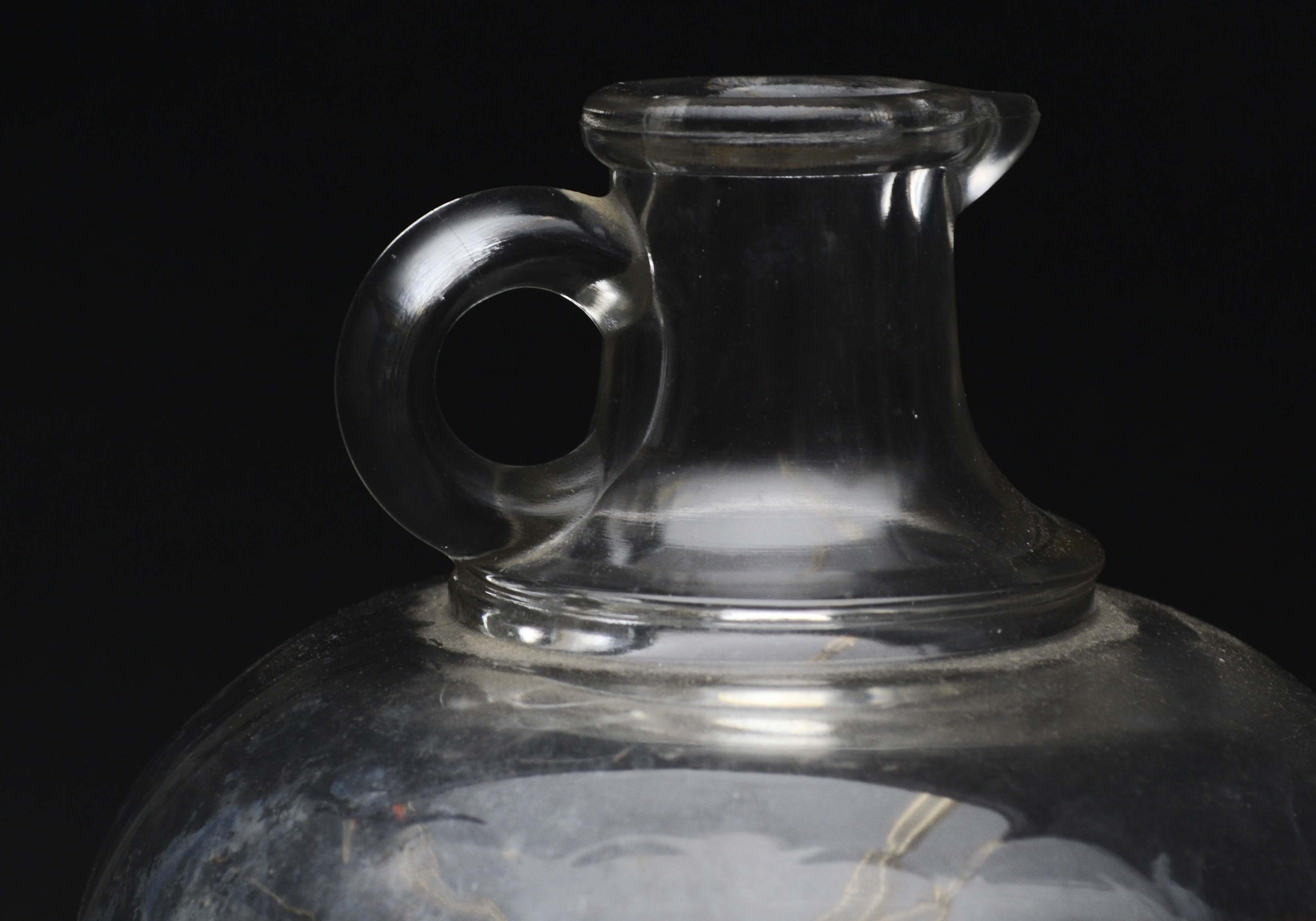 Vintage Glass Vinegar Jug