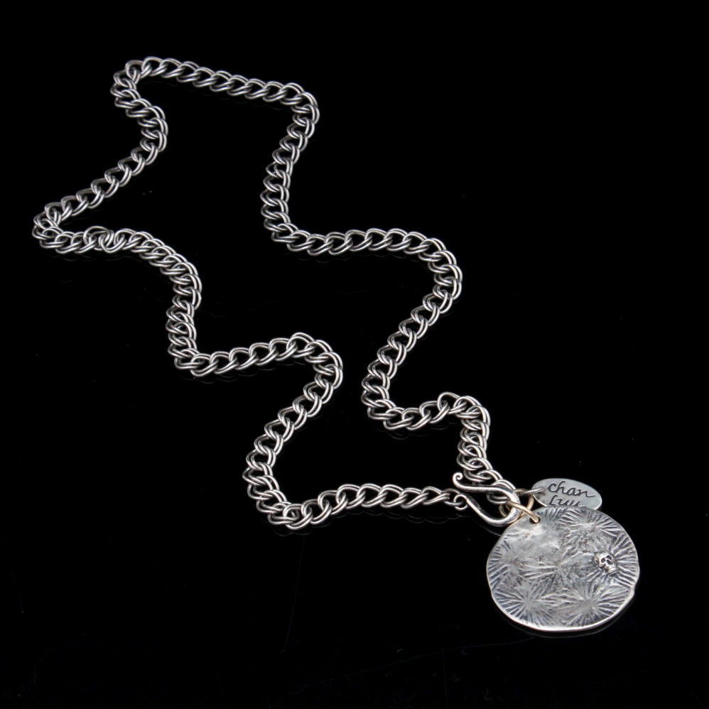 Chan Lou Sterling Silver Pendant and Chain