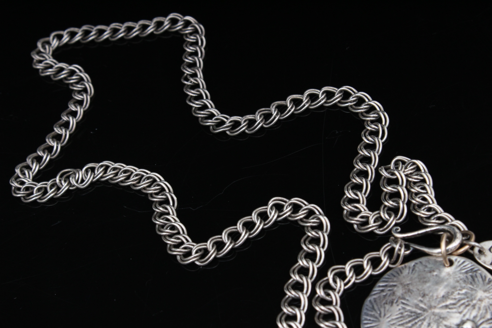 Chan Lou Sterling Silver Pendant and Chain