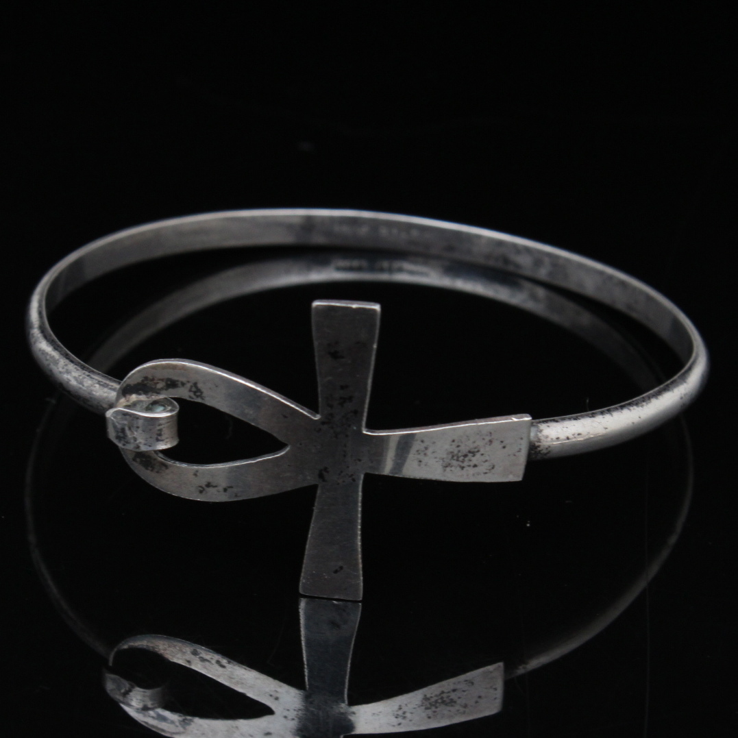 Sterling Silver Cross Pendants and Bracelet