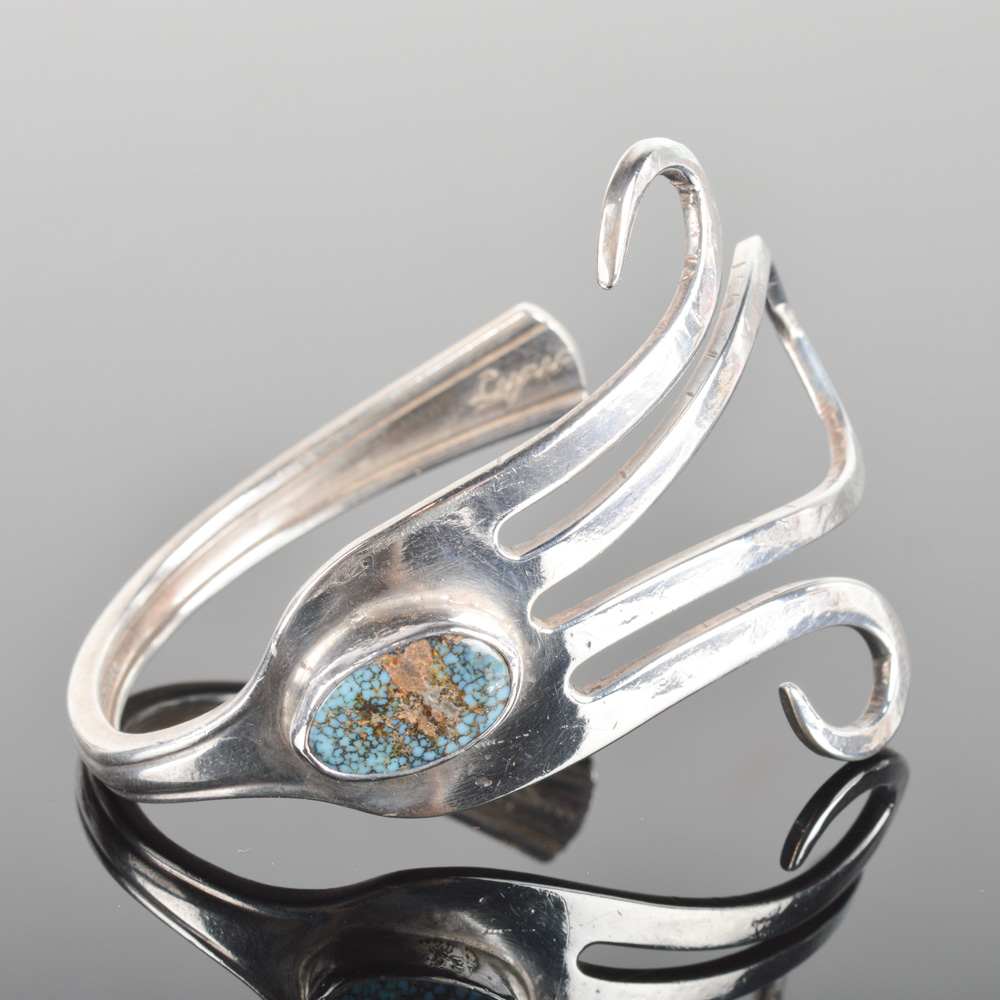 Sterling Silver Turquoise Cuff