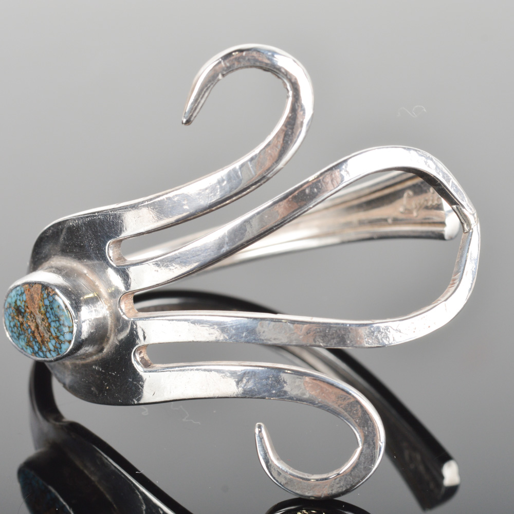 Sterling Silver Turquoise Cuff