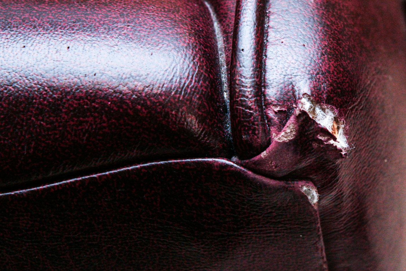 Faux Leather Wingback Office Chair