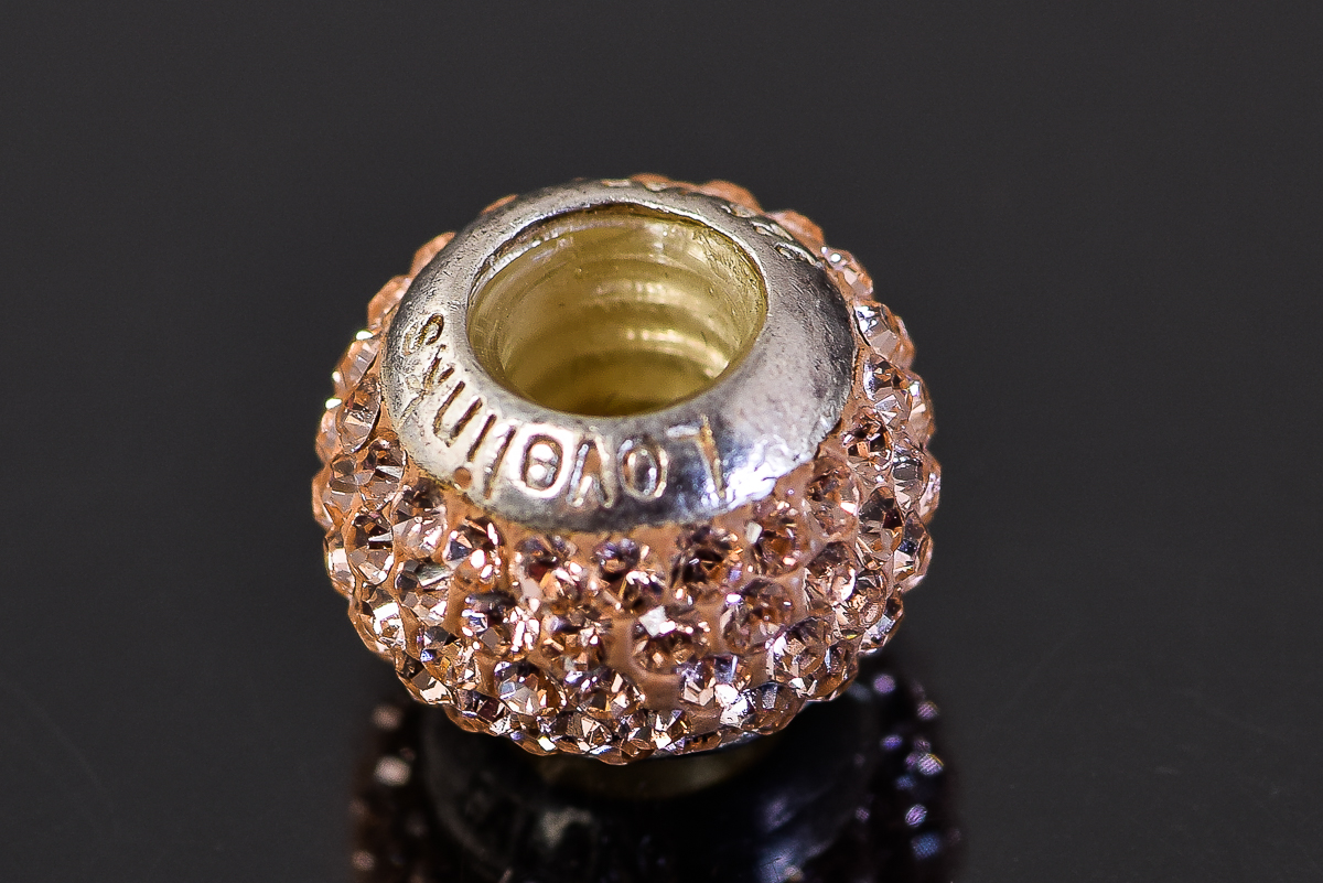 Lovelinks Swarovski Crystal and Sterling Silver Ball Charm