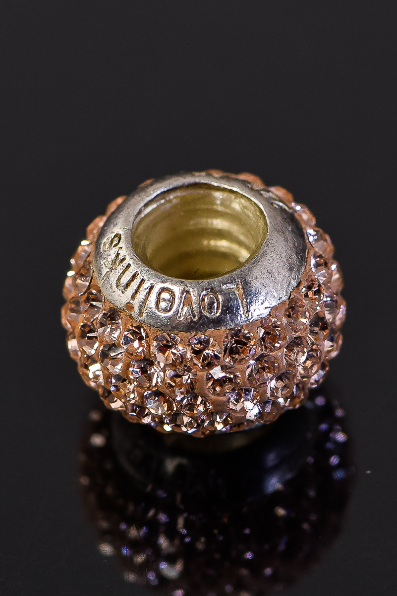 Lovelinks Swarovski Crystal and Sterling Silver Ball Charm