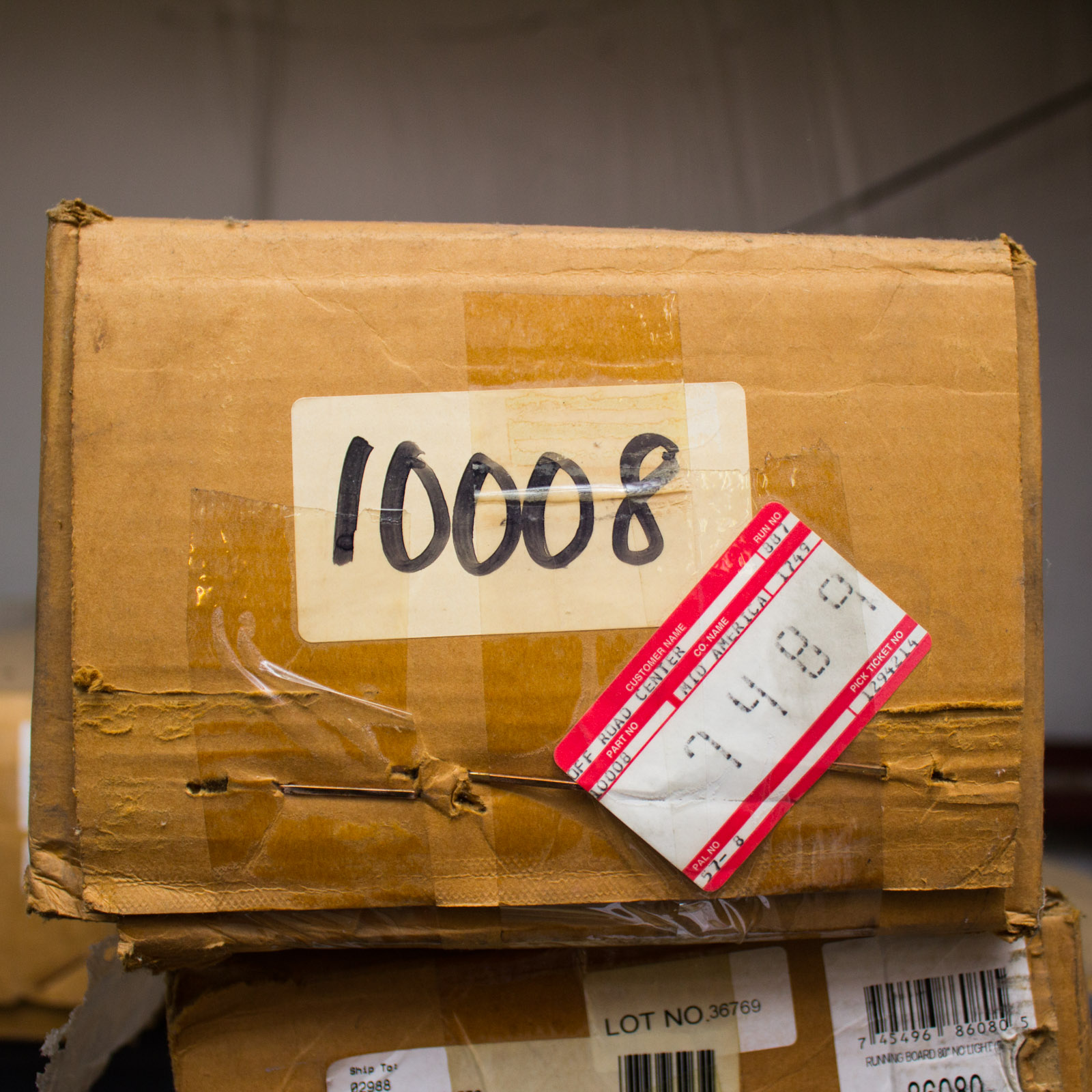 Pair of Universal Fit Rear Bumpers  by Mid America, Model 10008