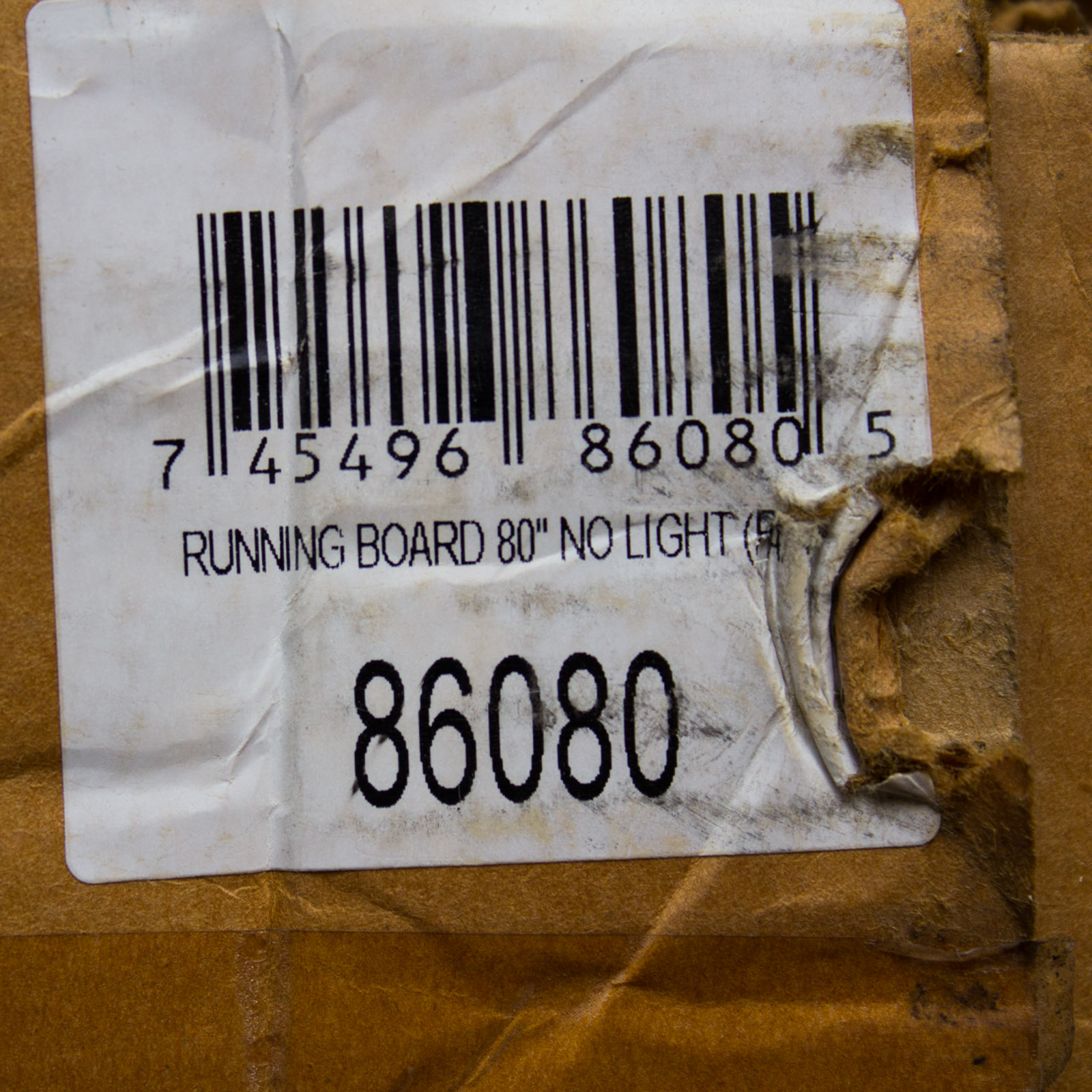 Pair of Unvirersal Fit 80" Running Boards without Lights by Mid America