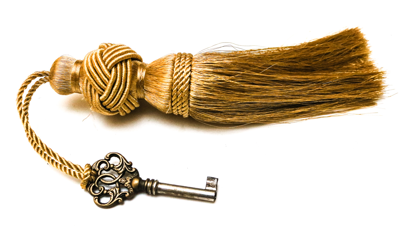 Vintage Wooden China Cabinet with Glass Doors