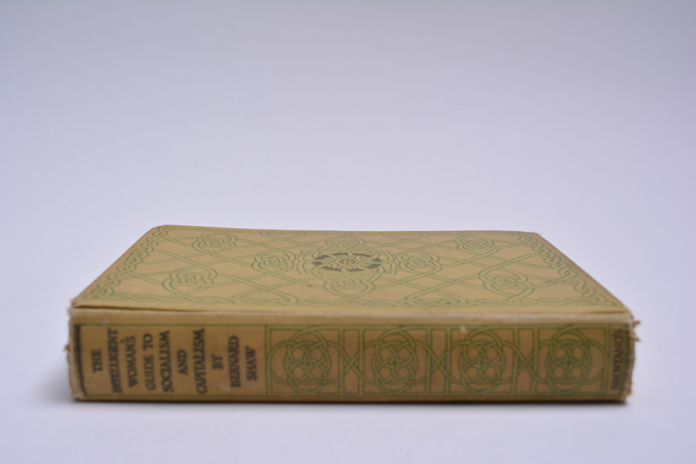 "The Intelligent Woman's Guide to Socialism and Capitalism" 1928 First Edition