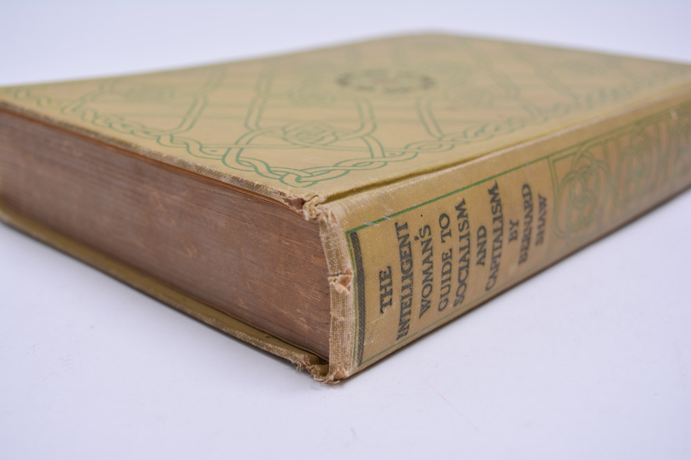 "The Intelligent Woman's Guide to Socialism and Capitalism" 1928 First Edition