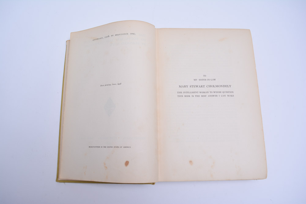 "The Intelligent Woman's Guide to Socialism and Capitalism" 1928 First Edition