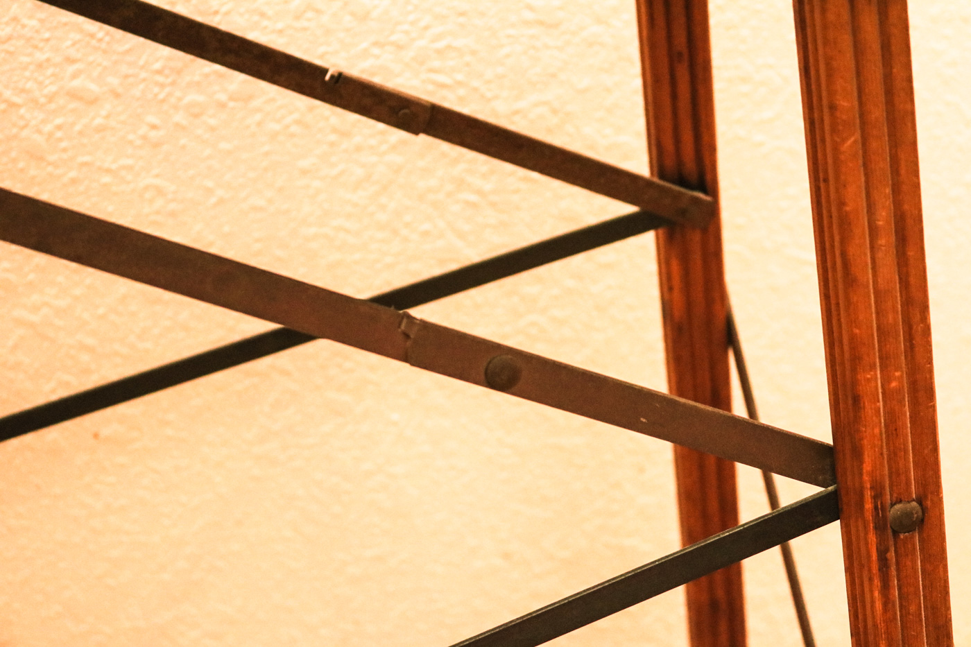 Vintage Ironing Board with Iron