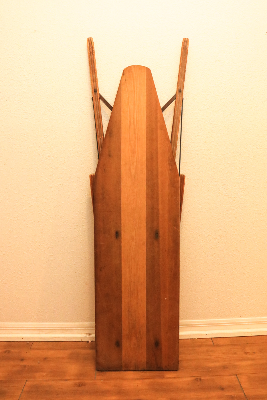 Vintage Ironing Board with Iron
