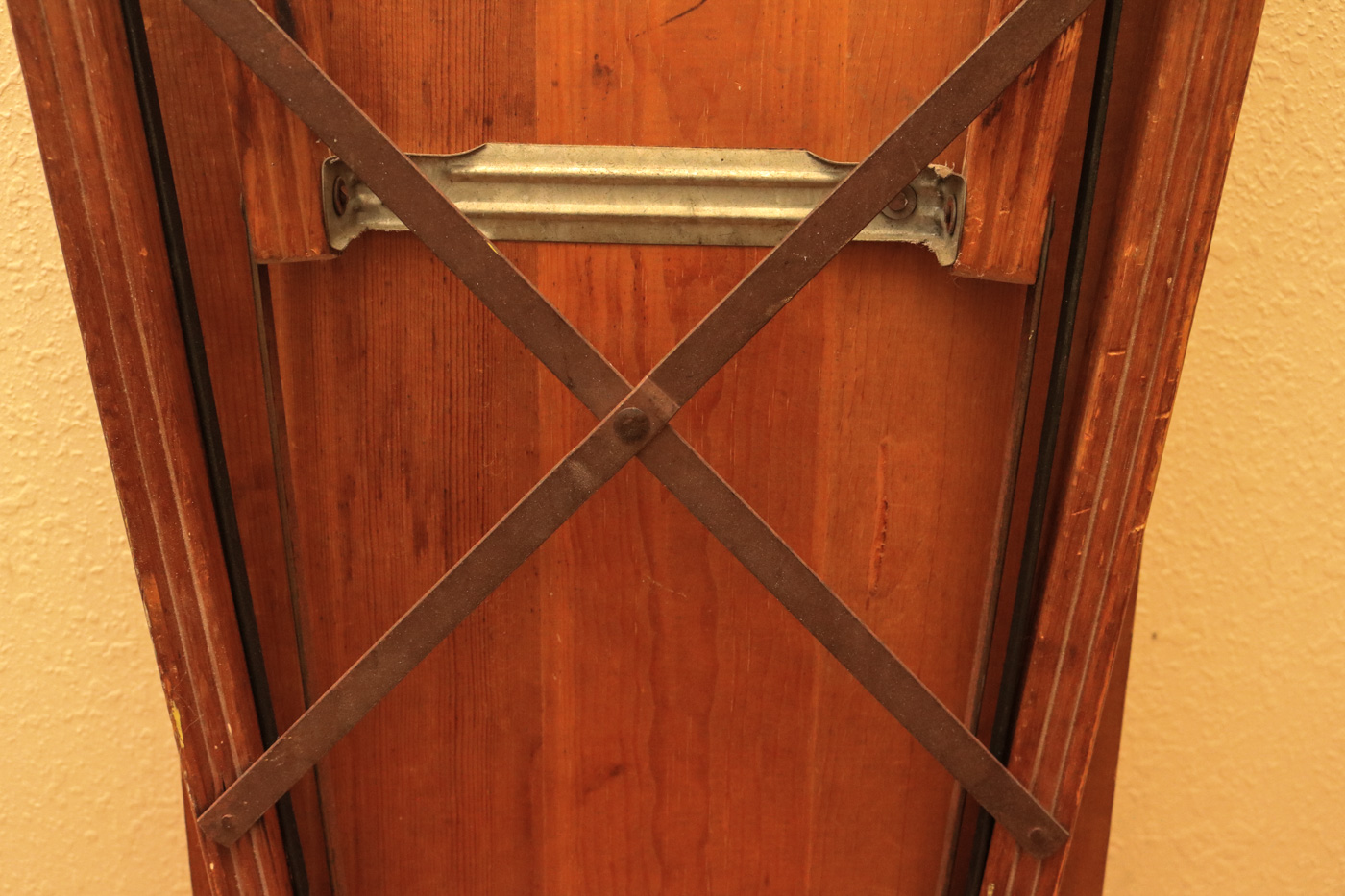 Vintage Ironing Board with Iron