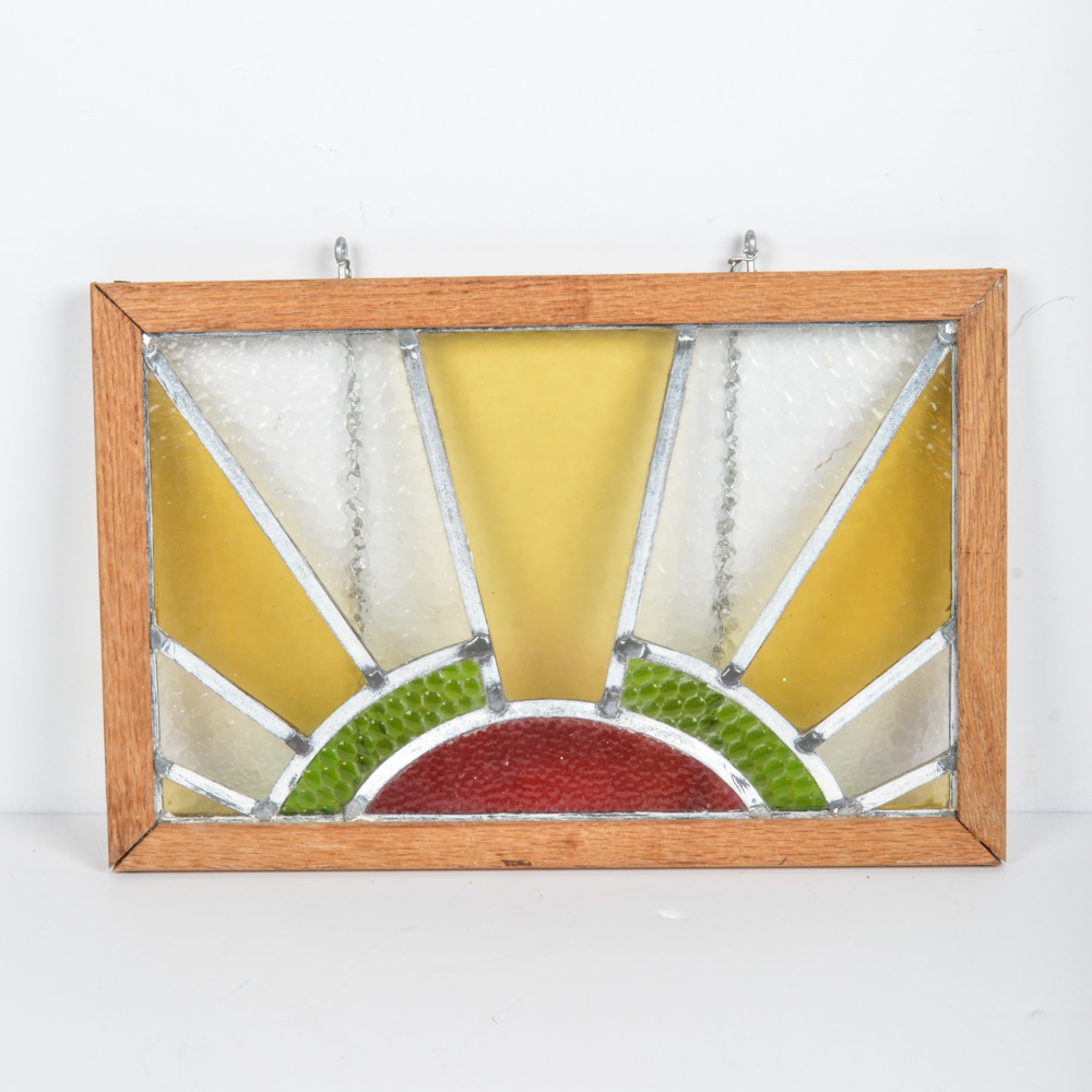 Sunrise Stained Glass Pane