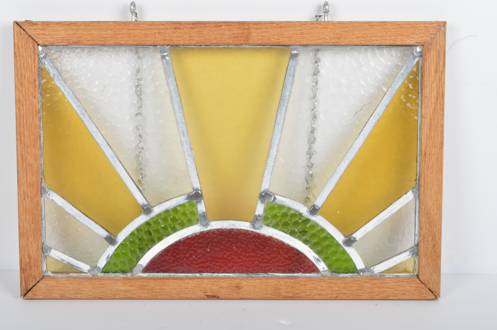 Sunrise Stained Glass Pane