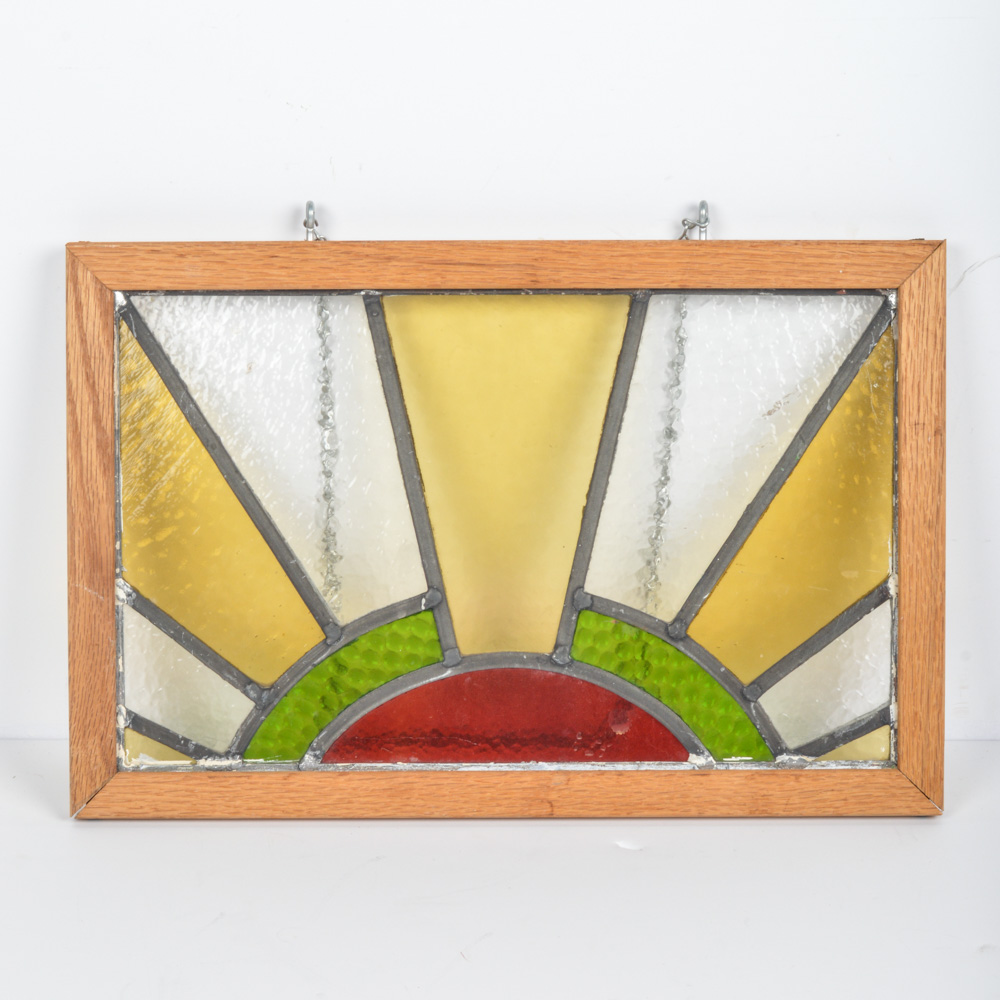 Sunrise Stained Glass Pane