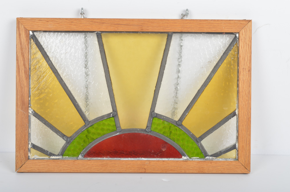 Sunrise Stained Glass Pane
