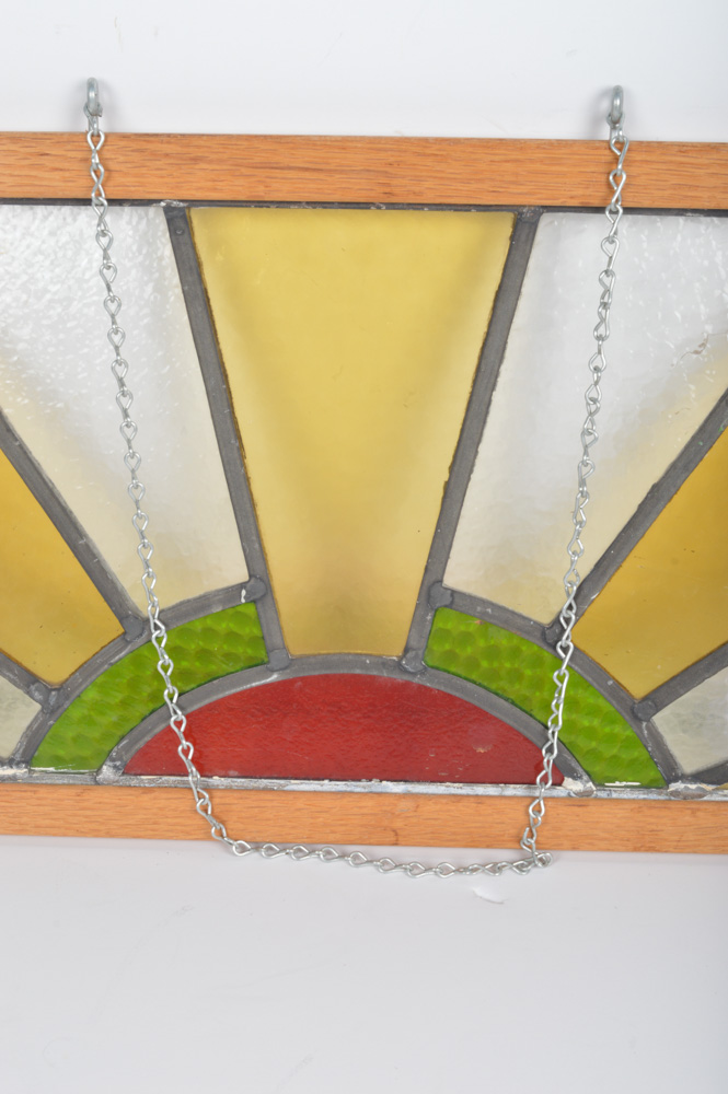 Sunrise Stained Glass Pane