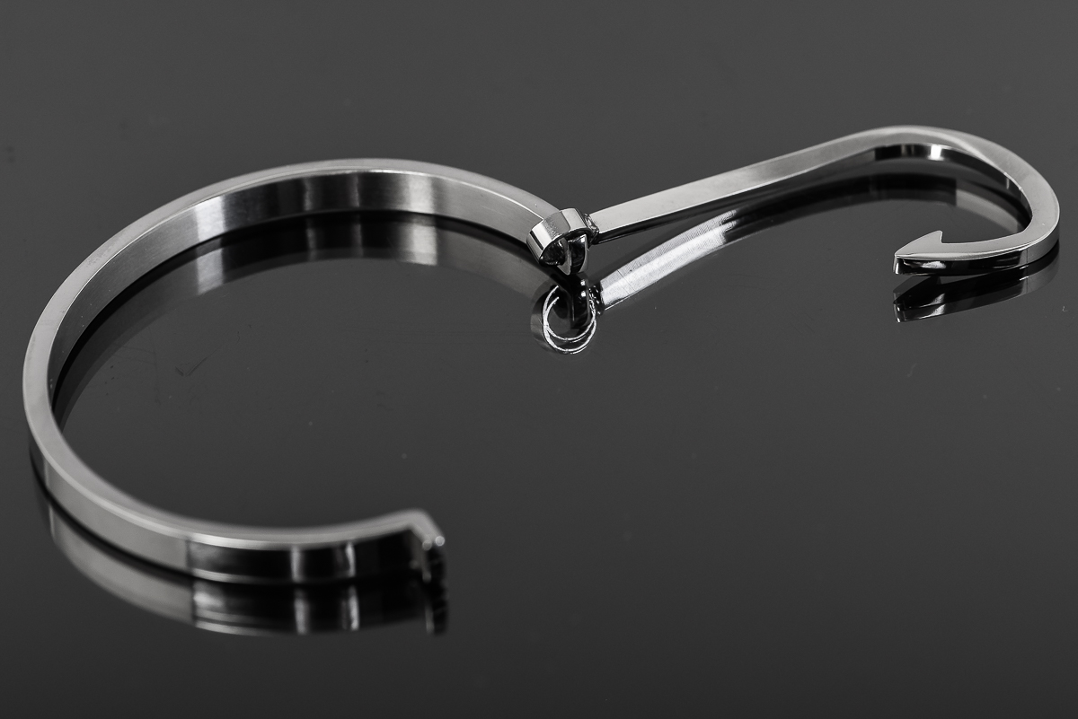 Stainless Steel Fish Hook Bangle