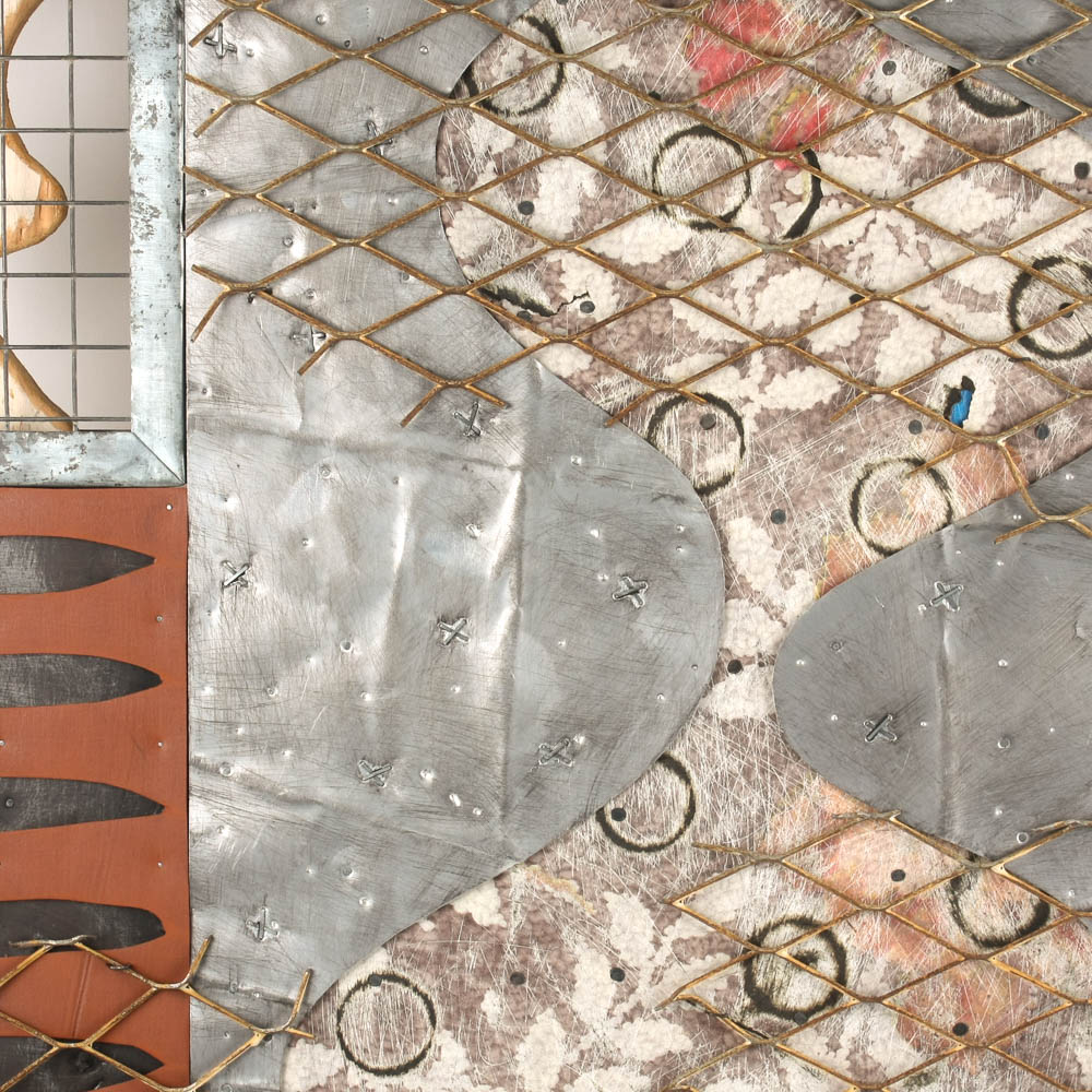 1996 Multimedia on Wood "Rattlesnake"