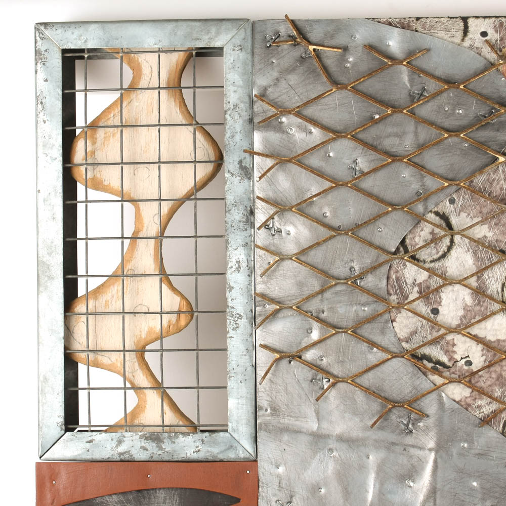 1996 Multimedia on Wood "Rattlesnake"