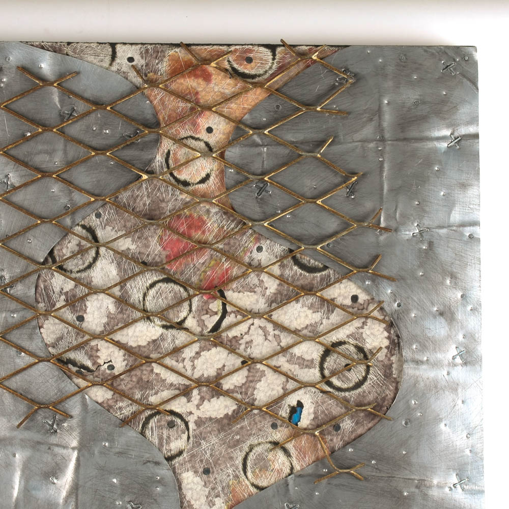 1996 Multimedia on Wood "Rattlesnake"