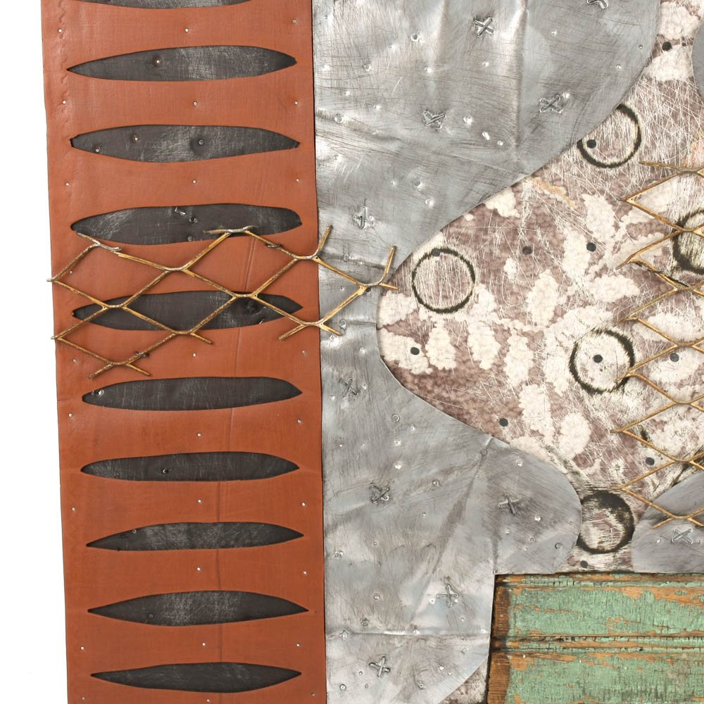 1996 Multimedia on Wood "Rattlesnake"