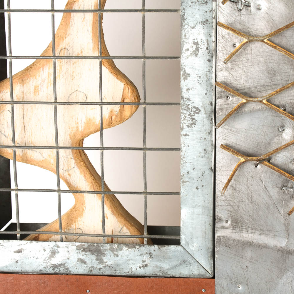 1996 Multimedia on Wood "Rattlesnake"