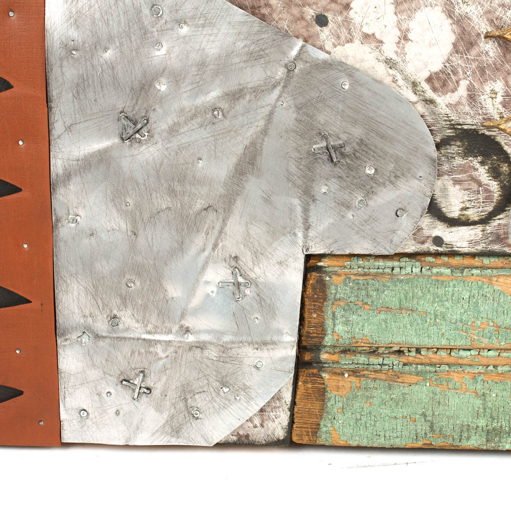 1996 Multimedia on Wood "Rattlesnake"