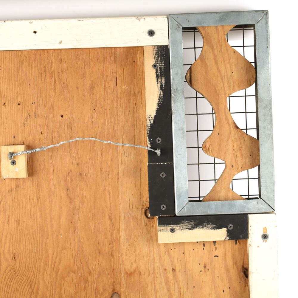 1996 Multimedia on Wood "Rattlesnake"