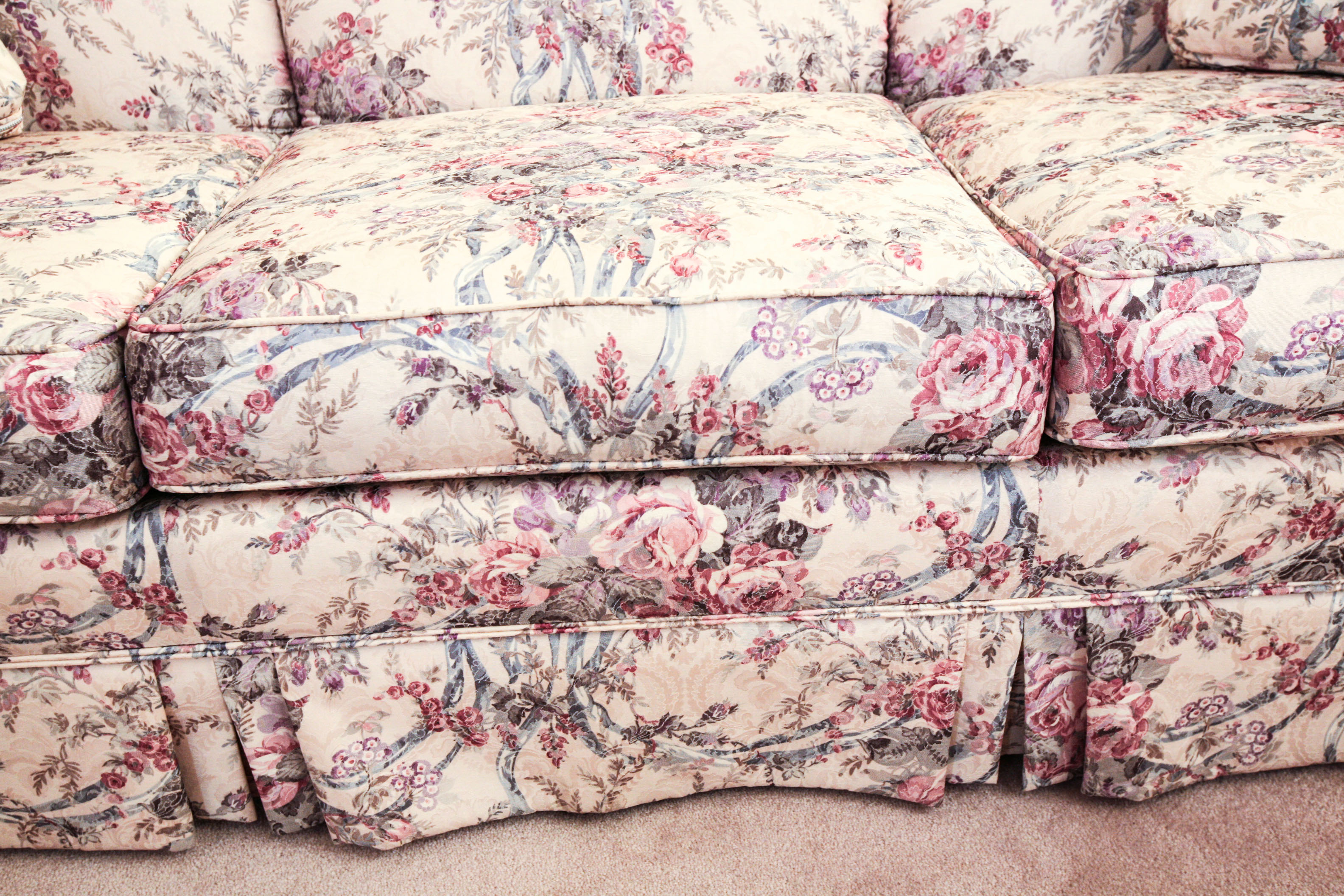 Floral Print Broyhill Sofa