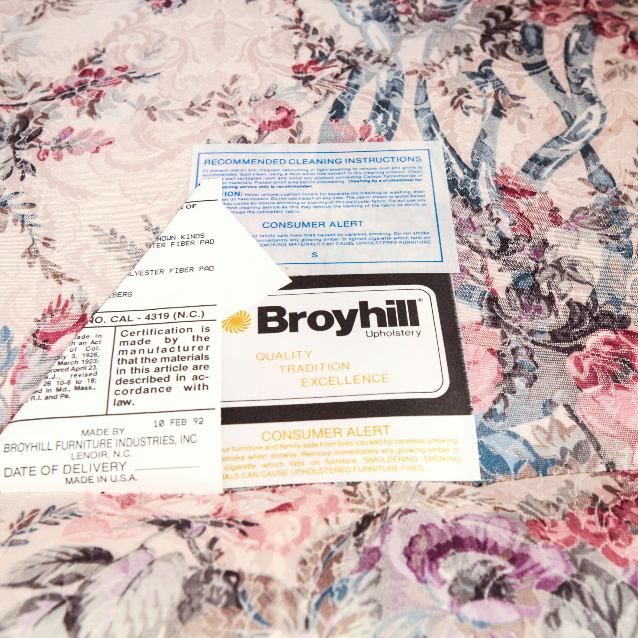 Floral Print Broyhill Sofa