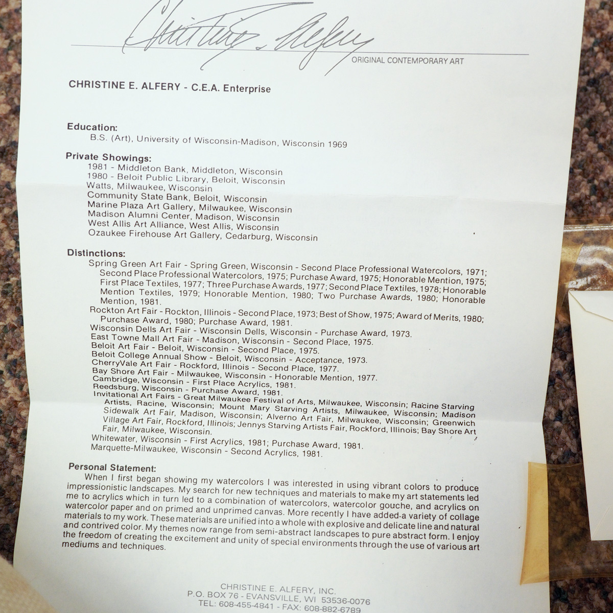 Christine Alfery Original Oil Painting "Windbound"