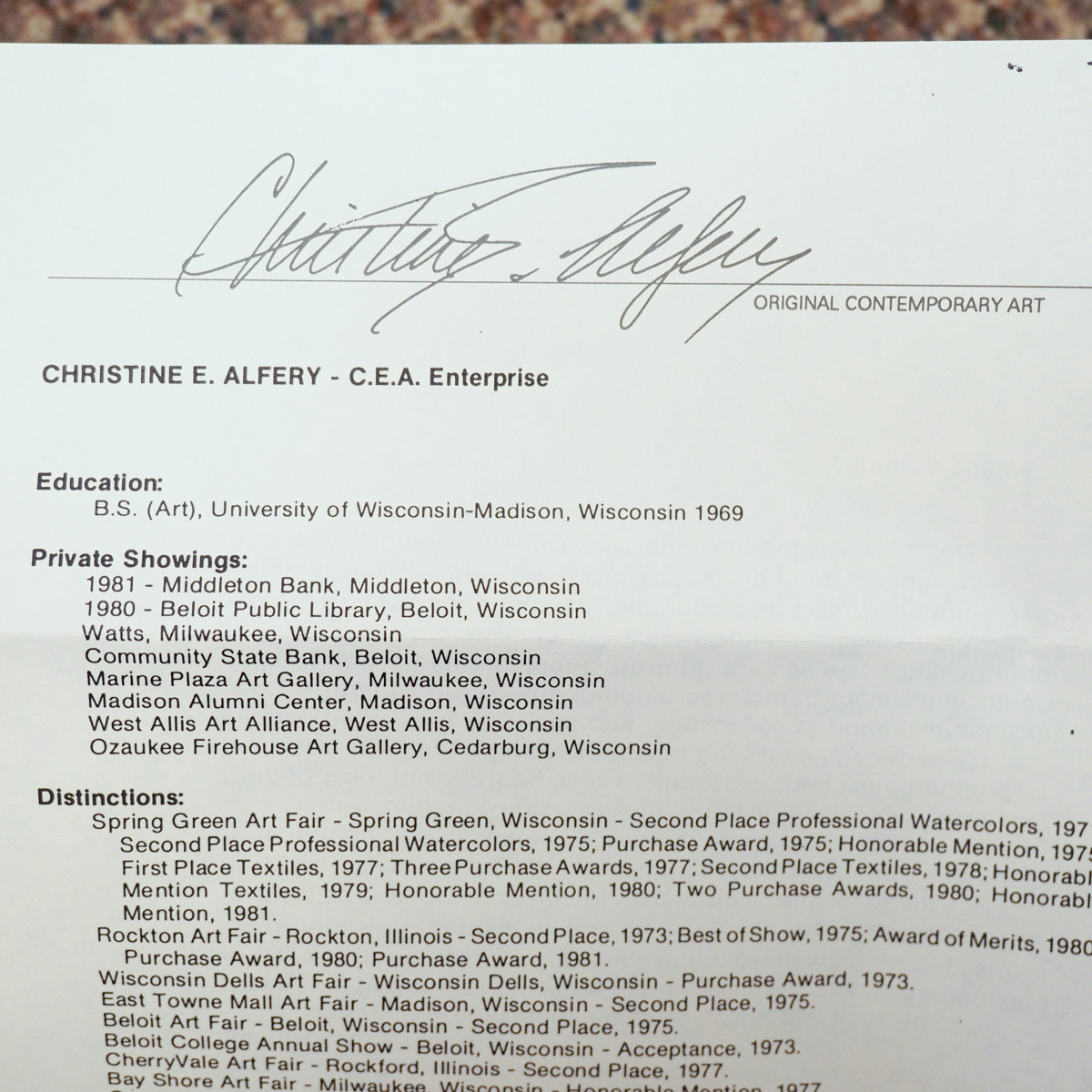 Christine Alfery Original Oil Painting "Windbound"