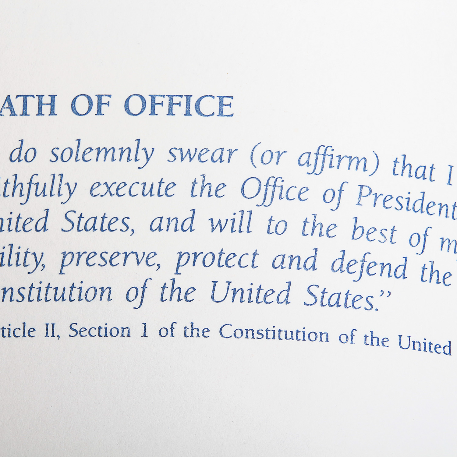 Selection of Political Items