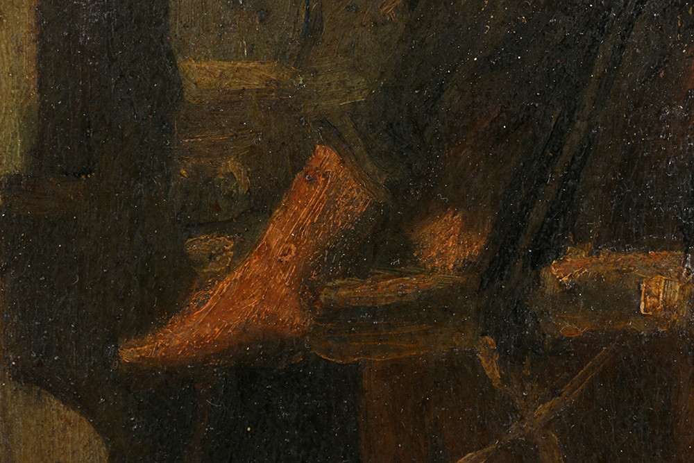 Anton Mauve Oil on Canvas of Cart Driver