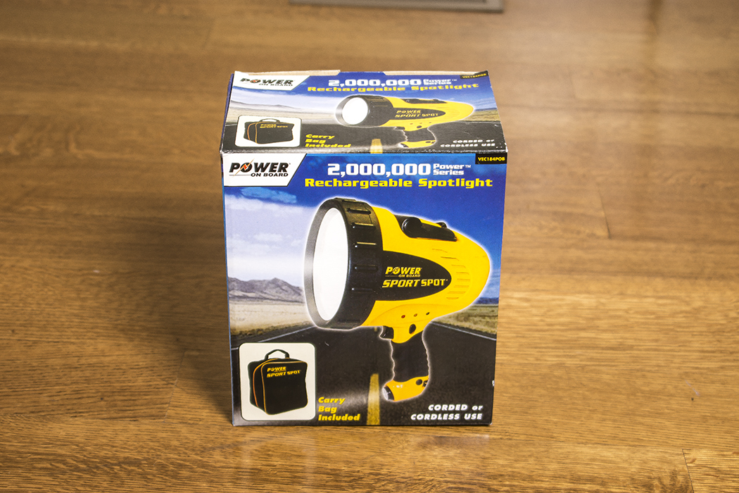 Power On Board Sport Spot Rechargable Cordless Spotlight