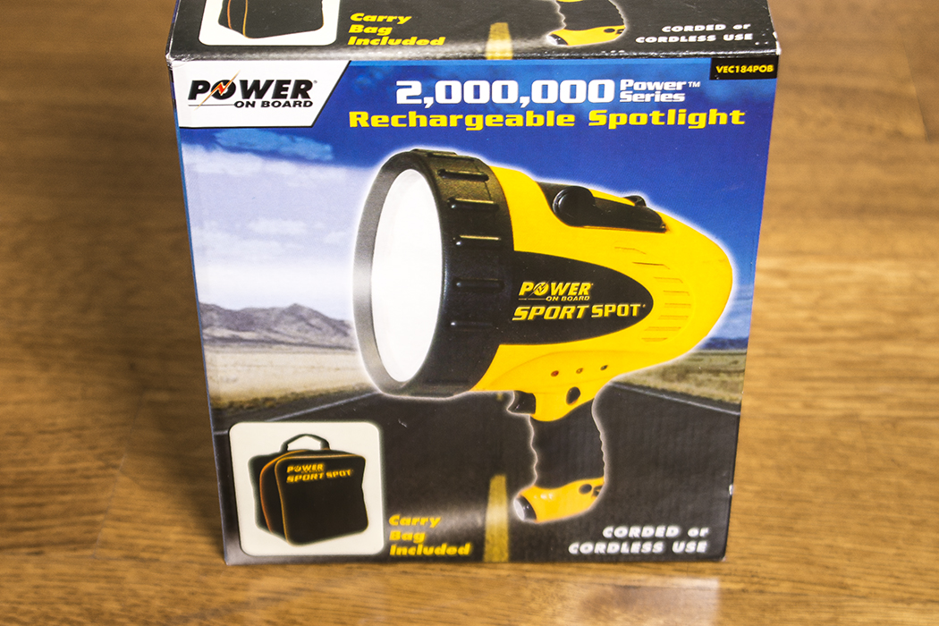 Power On Board Sport Spot Rechargable Cordless Spotlight