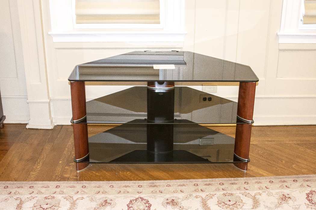 Bush Industries Glass Media Stand