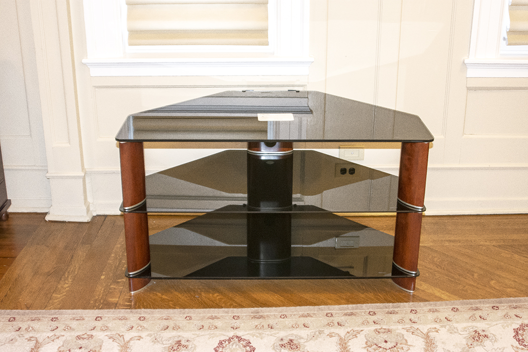 Bush Industries Glass Media Stand