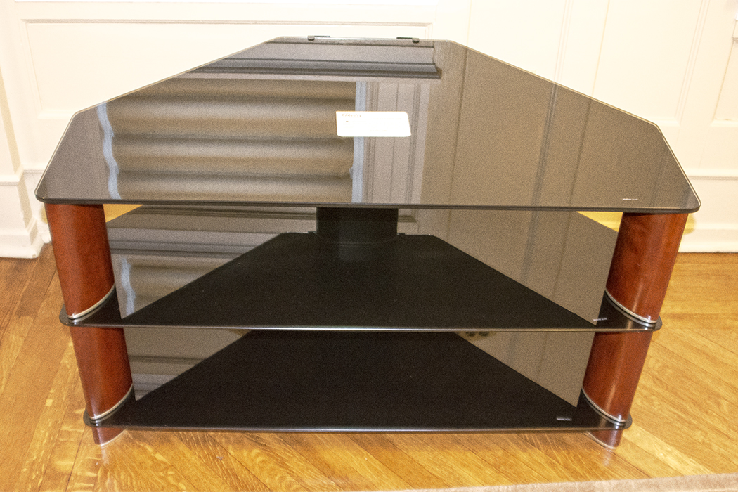 Bush Industries Glass Media Stand