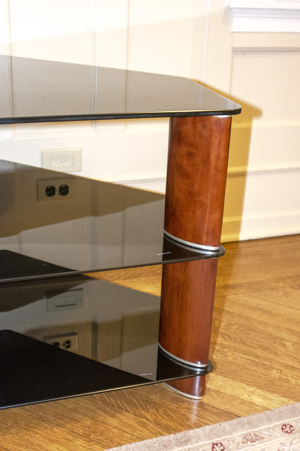 Bush Industries Glass Media Stand