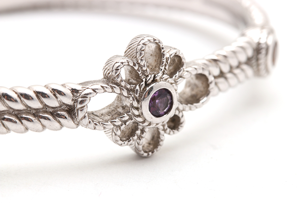 Sterling Silver Semi-Precious Stone Judith Ripka Cuffs