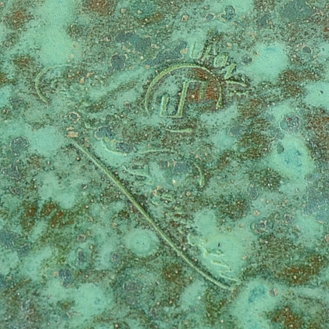 Carl Sorenson Verdigris Bronze Bowl